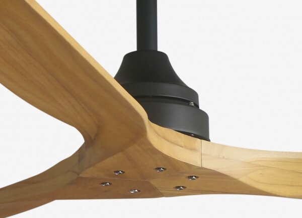 FARO 33718DC- Stropní ventilátor ALO L dřevo/černá pr. 152 cm + dálkové ovládání