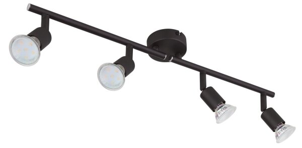 GLOBO 57382-4L - LED Bodové svítidlo OLIWA 4xGU10/3W/230V černá