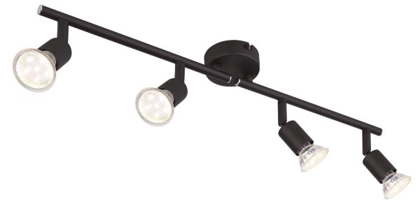 GLOBO 57382-4L - LED Bodové svítidlo OLIWA 4xGU10/3W/230V černá