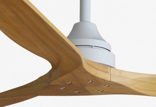 FARO 33728DC - Stropní ventilátor ALO L dřevo/bílá pr. 152 cm + dálkové ovládání