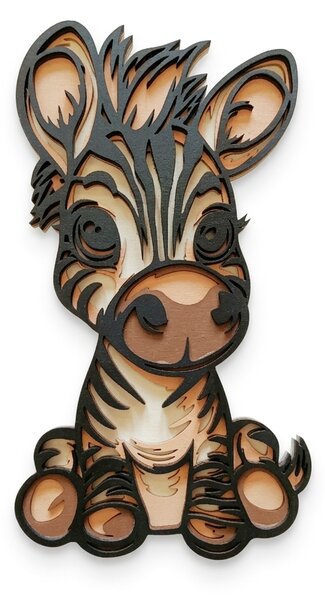 Z rodinné dílny Zebra - svítící dekorace na zeď