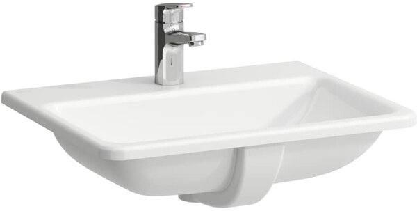 Laufen Pro S umyvadlo 56x44 cm obdélníkový zápustný bílá lesk H8189634001041