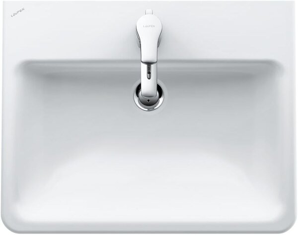 Laufen Pro S umyvadlo 56x44 cm obdélníkový zápustný bílá lesk H8189634001041