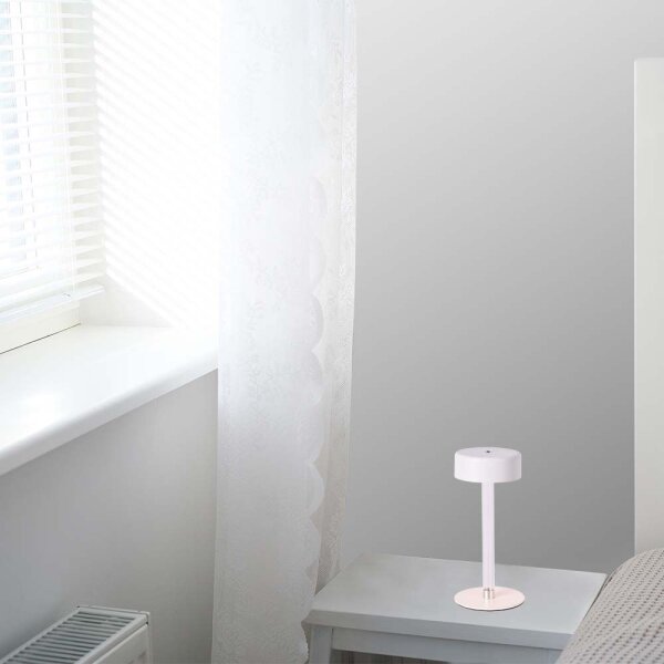 LED Stmívatelná nabíjecí stolní lampa LED/3W/5V 3000-6000K bílá