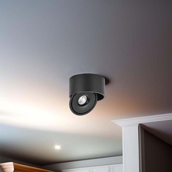LED Bodové svítidlo LED/28W/230V 3000/4000/6400K černá