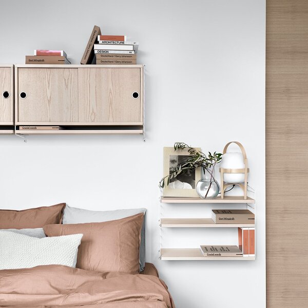 STRING Komoda Chest with Drawers 78 x 30 cm, Ash