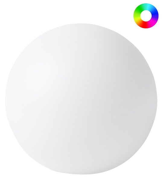 Venkovní kulatá LED lampa JOCOY s dálkovým ovládáním Bílá