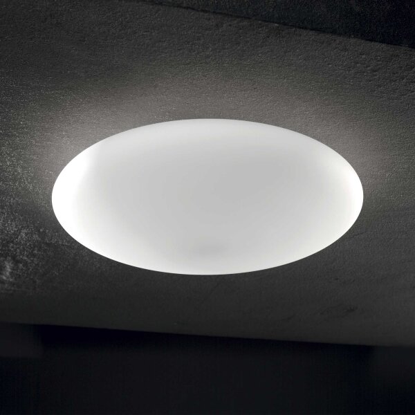 Ideal Lux - Stropní svítidlo SMARTIES 1xE27/42W/230V pr. 33 cm bílá
