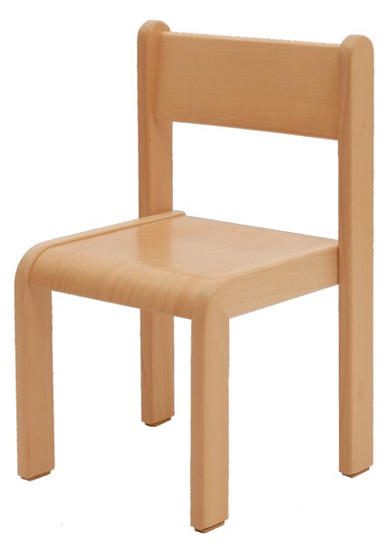 Dětská židlička bez područky 26 cm DE přírodní (výška sedáku 26 cm)