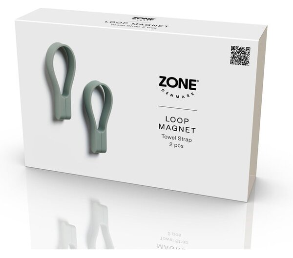 Silikonové poutko šedozelené 2 ks Loop – Zone