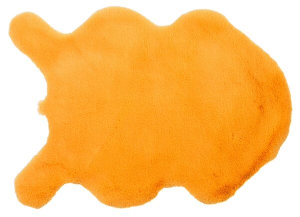 UMĚLÁ KOŽEŠINA, 55/80 cm, oranžová - Kůže