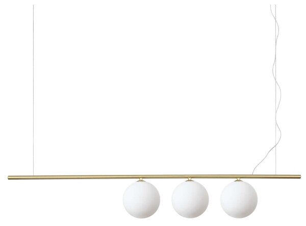 Ideal Lux - LED Lustr na lanku PERLINE 3xG9/3W/230V zlatá