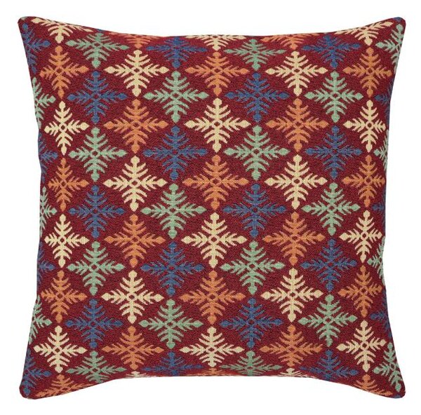 Povlak MOTIV kosočtverce vínovomodrá 45 x 45 cm