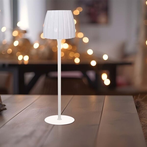 LED Stmívatelná dobíjecí stolní lampa LED/2,7W/5V 3000-6000K 1800 mAh bílá