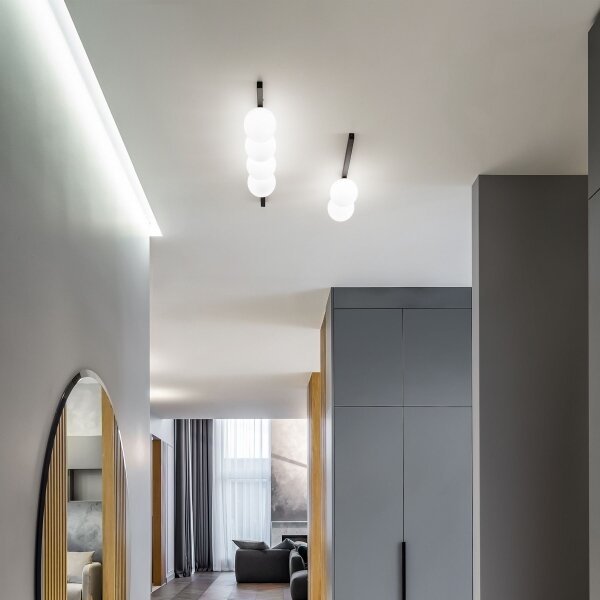 Ideal Lux - LED Stropní svítidlo BINOMIO 2xG9/3W/230V černá