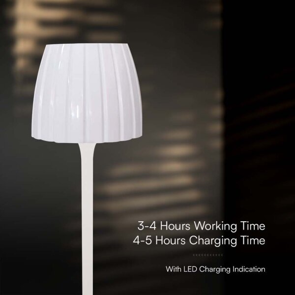 LED Stmívatelná dobíjecí stolní lampa LED/2,7W/5V 3000-6000K 1800 mAh bílá