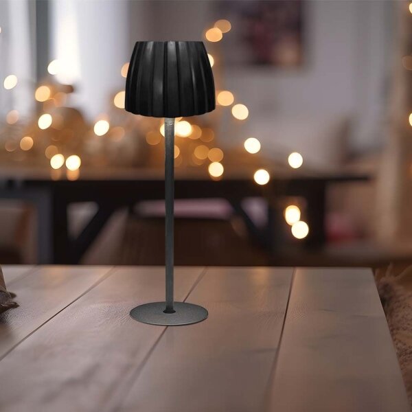 LED Stmívatelná dobíjecí stolní lampa LED/2,7W/5V 3000-6000K 1800 mAh černá