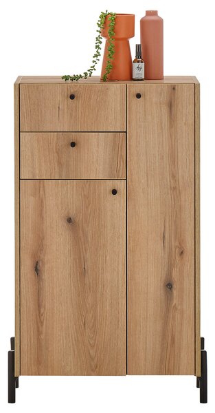 MIDI SKŘÍŇKA, barvy dubu, 60/104/32 cm MID.YOU - Koupelnové série, Online Only