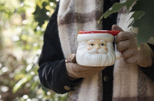 Vánoční keramický hrnek Santa 400 ml