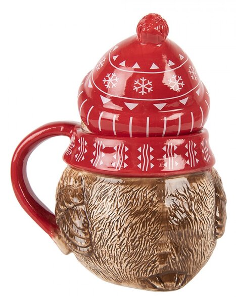 Vánoční keramický hrnek Tučňák 500 ml