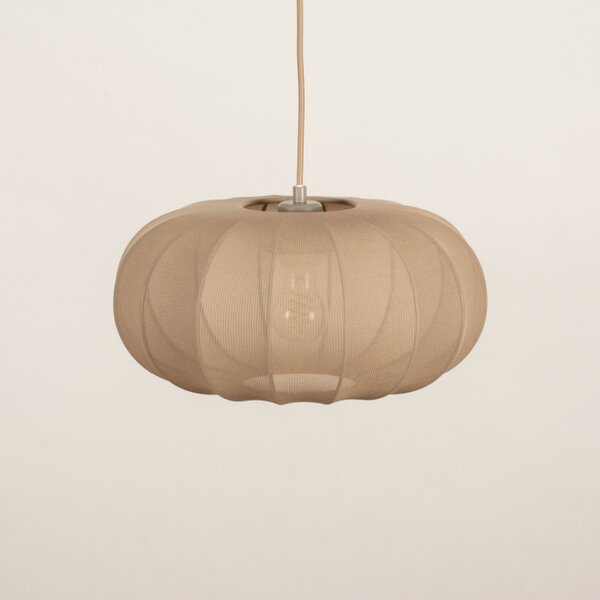 Závěsné textilní svítidlo do ložnice Yapan Style Dark Taupe 26 (LMD)