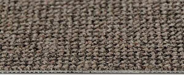 Breno Metrážový koberec RE-TWEED 42 světle hnědý, šíře 400 cm, Hnědá/Vícebarevné