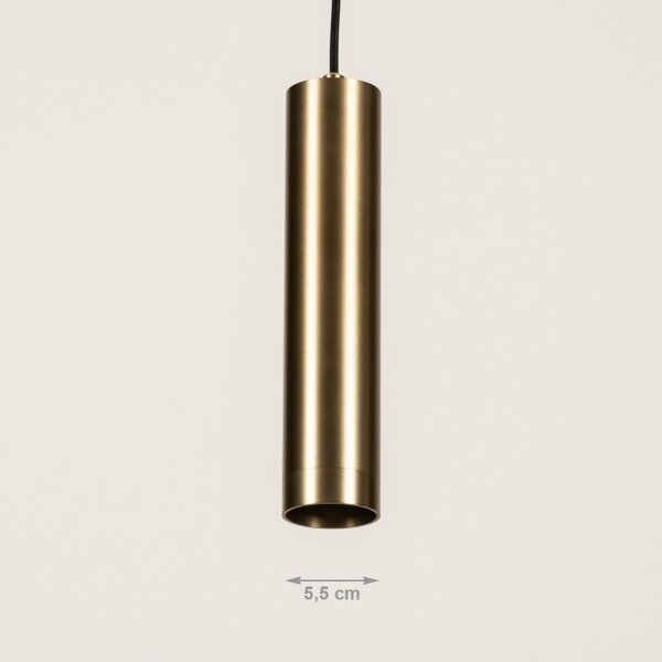 Závěsné minimalistické zlaté svítidlo nad noční stolek do ložnice Teramo Gold (LMD)