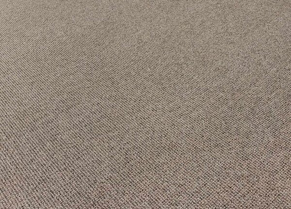 Breno Metrážový koberec RE-TWEED 42 světle hnědý, šíře 400 cm, Hnědá/Vícebarevné