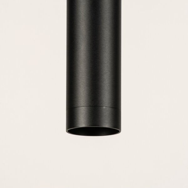 Závěsné minimalistické černé svítidlo nad noční stolek do ložnice Teramo Black (LMD)