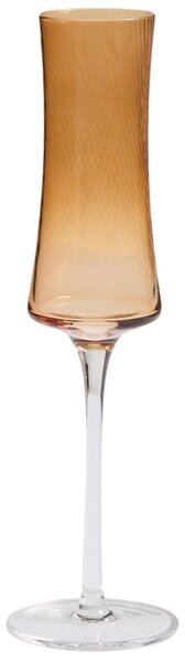 Kave Home Hnědá sklenička na sekt Alori 150 ml