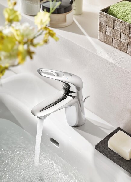 GROHE Eurostyle - Páková umyvadlová baterie DN 15, velikost S, Chrom 33558003