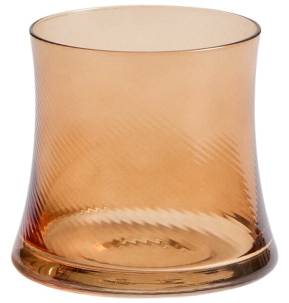 Kave Home Hnědá sklenička Alori 340 ml