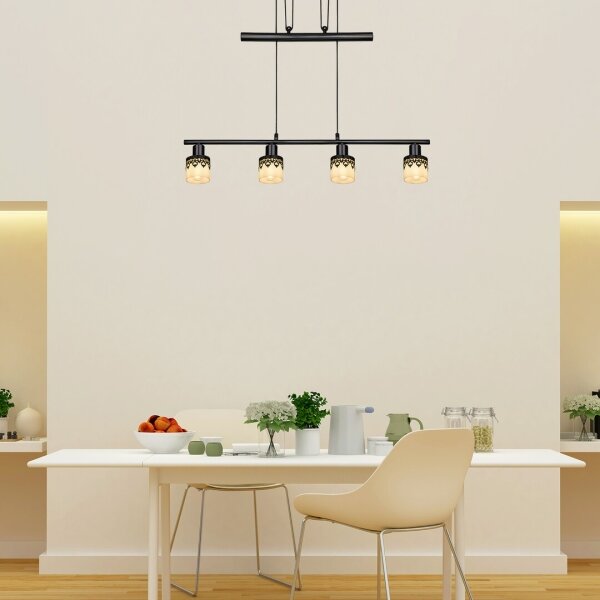 Rabalux 5345 - Lustr na lanku LACEY 4xE14/40W/230V