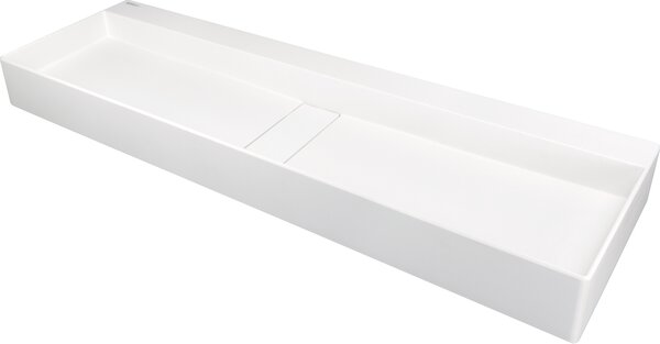 Deante Blur, granitové umyvadlo na desku 1200x400x120 mm, bílá, DEA-CQB_AU2S