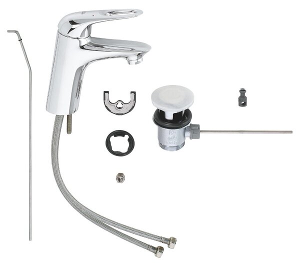 GROHE Eurostyle - Páková umyvadlová baterie DN 15, velikost S, Chrom 33558003