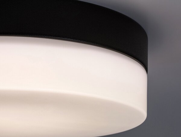 Rabalux 75025-LED Koupelnové stropní svítidlo GAELO LED/15W/230V pr. 23 cm černá