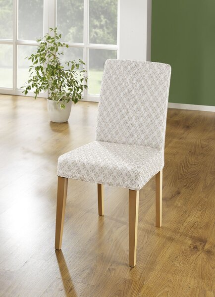 Komashop Potah na židli FLÓRA Barva: Bledo-hnědá