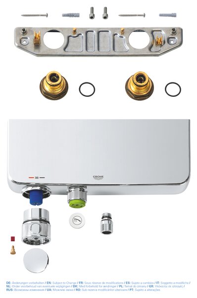 GROHE Grohtherm SmartControl - Termostatická sprchová baterie, DN 15, Chrom 34719000