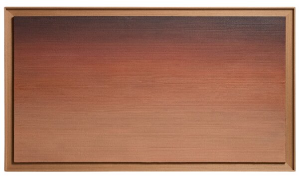 Kave Home Oranžový abstraktní obraz Breon 85 x 150 cm