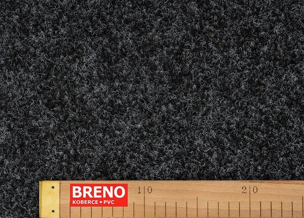 Breno Metrážový koberec NEW ORLEANS 236 – černý, šíře 400 cm