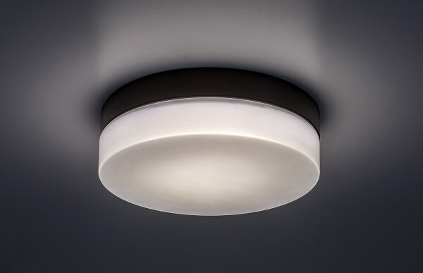 Rabalux 75025-LED Koupelnové stropní svítidlo GAELO LED/15W/230V pr. 23 cm černá