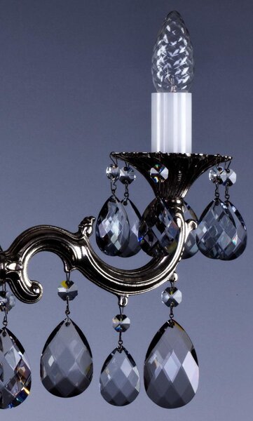 Stolní lampa s barevnými ověsy S350B, Varianta Zlatá
