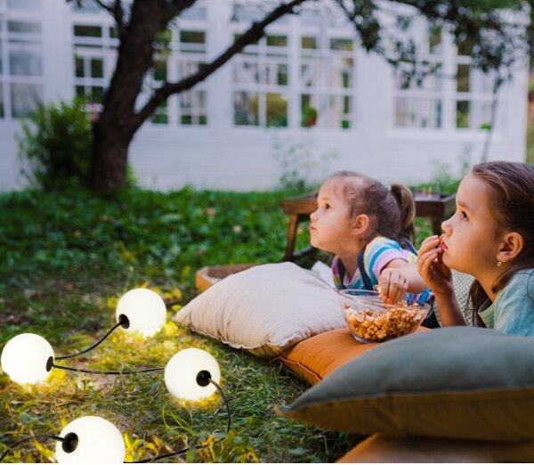 LED Venkovní dekorační řetěz 10xLED/0,8W/230V IP67 7,7 m