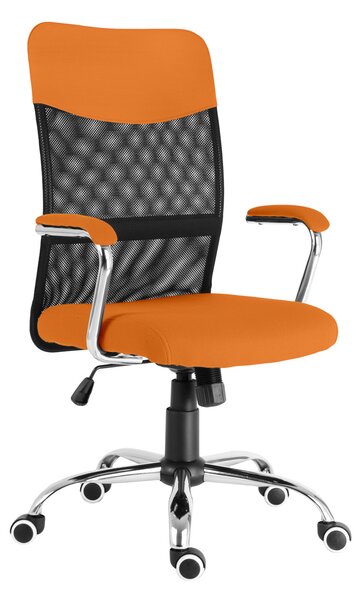 Studentská juniorská židle NEOSEAT TEENAGE černo - oranžová