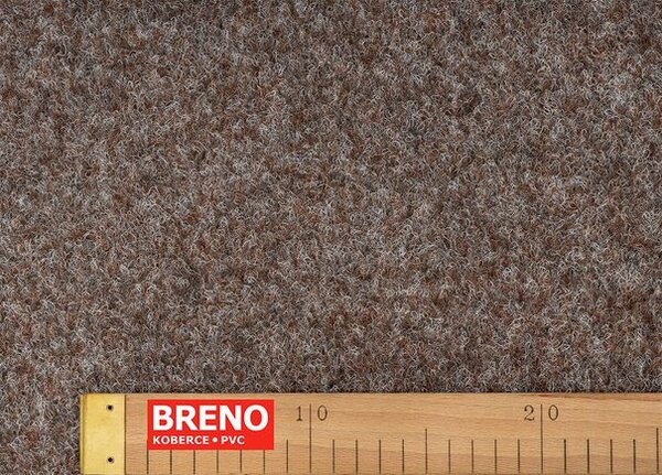 Breno Metrážový koberec NEW ORLEANS 760 – hnědý, šíře 400 cm