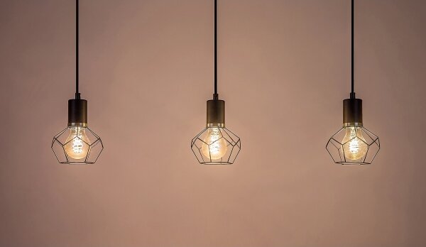 Rabalux 72242 - Lustr na lanku FRAN 3xE27/40W/230V