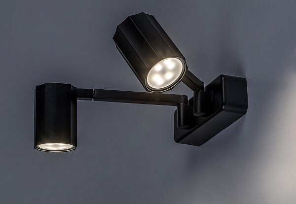Rabalux 73028 - Nástěnné bodové svítidlo KARTER 2xGU10/5W/230V