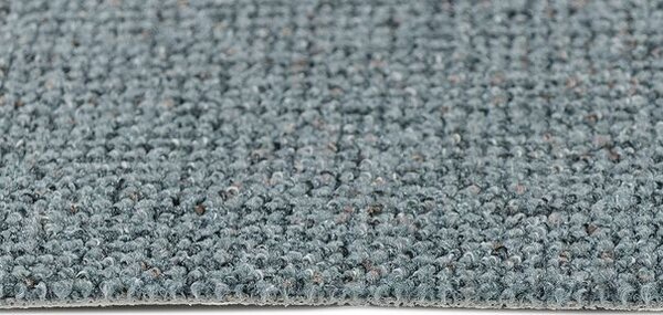 Breno Metrážový koberec RE-TWEED 76 modrý, šíře 400 cm, Modrá/Vícebarevné