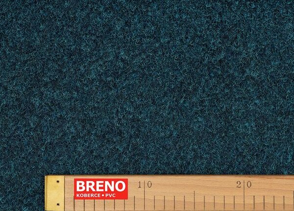 Breno Metrážový koberec NEW ORLEANS 507 – modrý, šíře 400 cm