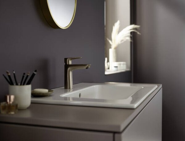 Hansgrohe Talis E Páková umyvadlová baterie 110 bez odtokové soupravy, kartáčovaný bronz 71712140